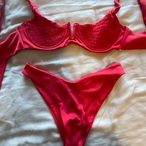 Zaful red underwire bikini
